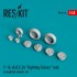 1/48 F-16A/B/C/D Fighting Falcon Late (weighted) Wheels for Kinetic/Tamiya/Italeri