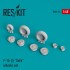 1/48 General Dynamics F-16 (I) "Sufa" Wheels for Kinetic/Hasegawa kits
