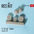1/48 General Dynamics F-16 (I) "Sufa" Wheels for Kinetic/Hasegawa kits