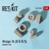 1/48 Dassault Mirage III (D/E/R/S) Wheels for Heller/Academy/Esci/Kinetic