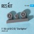 1/72 Lockheed F-104 (A/B/C/D) "Starfighter" Wheels for Italeri/Revell kits