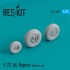 1/72 F-22A Raptor Wheels Set for Academy/Italeri/Revell/Hobby Boss/Fujimi/Hasegawa kits
