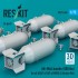 1/72 WWII/Korean War USAF/RAF AN-M64 Bombs 500lbs (6pcs)
