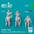 1/35 CH-54A Tarhe Pilots Late in seats for ICM kit (1968 +) (scene 2) (3pcs)