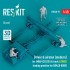 1/48 Modern Driver n Airmen(3pcs) for MHU-83 D/E Lift Truck LOWER Loading for RSK48-0008