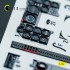 1/32 F-86D Interior 3D Decals for Kitty Hawk/Zimi kit