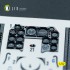 1/32 F-86D Interior 3D Decals for Kitty Hawk/Zimi kit