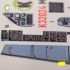 1/32 Mirage 2000C Interior 3D Decals for Kitty Hawk/Zimi models kit
