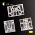 1/32 F-16I Sufa Interior parts (3D decals) for Academy kit 