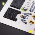 1/32 F-117A Type 1 Interior parts (3D decals) for Trumpeter kit 
