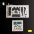 1/32 F-117A Type 2 Interior parts (3D decals) for Trumpeter kit 