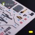1/32 AV-8 Harrier Interior 3D Decals for Trumpeter kit
