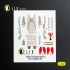 1/32 MiG-21 F-13 Interior Details on 3D Decal for Trumpeter kit