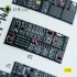 1/32 F-14A Interior 3D Decals for Tamiya kit