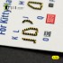 1/32 RF-5E Interior 3D Decals for Kitty Hawk/Zimi kit
