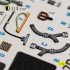 1/32 A-7D CORSAIR II Interior 3D Decals for Trumpeter kit
