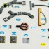 1/32 A-7E CORSAIR II Interior 3D Decals for Trumpeter kit