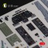 1/48 A-10C Thunderbolt II Interior parts (3D decals) for Italeri kit 