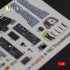 1/48 A-10C Thunderbolt II Interior parts (3D decals) for Italeri kit 
