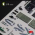 1/48 A-10C Thunderbolt II Interior parts (3D decals) for Italeri kit 