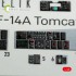 1/48 F-14A Tomcat Interior 3D Decals for Italeri kit