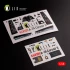 1/48 A-7A Corsair II Interior 3D Decals for Hobby Boss kit