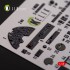 1/48 P-38F Lightning Interior parts (3D decals) for Academy kit 