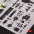 1/48 P-38F Lightning Interior parts (3D decals) for Academy kit 