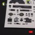 1/48 P-38F Lightning Interior parts (3D decals) for Academy kit 