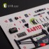 1/48 MH-60L Black Hawk Interior parts (3D decals) for ICM kit 