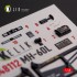 1/48 MH-60L Black Hawk Interior parts (3D decals) for ICM kit 