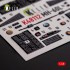 1/48 MH-60L Black Hawk Interior parts (3D decals) for ICM kit 
