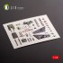 1/48 Jas-39 A Interior 3D Decals for Italeri kit