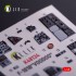 1/48 F-101B VooDoo Interior 3D Decals for Zimi Model/KittyHawk kit