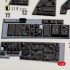 1/48 F-16I SUFA Interior 3D Decals for GWH kit