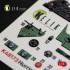 1/48 Hurricane Mk.IIC Interior 3D Decal Set for HobbyBoss Kit