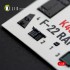 1/48 F-22 Raptor Interior 3D Decal Set for Hasegawa Kit