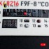 1/48 Grumman F9F-8 Cougar Interior 3D Decal for Kitty Hawk/Zimi Model Kit