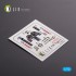 1/72 Northrop F-5E Tiger II Early series Interior 3D Decals for Dream Model