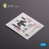 1/72 Northrop F-5E Tiger II Early series Interior 3D Decals for Dream Model