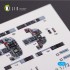 1/72 F-5F "Tiger II" full Interior 3D-decals for Dream Model
