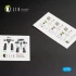 1/72 F-4E "Phantom II" Interior 3D-decals for FineMolds kits