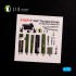 1/72 F-84F Thunderstreak Interior 3D Decals for Special Hobby kit