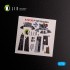 1/72 F-101 Voodoo Interior 3D Decals for Revell kit