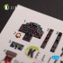 1/72 Dassault-Breguet Super Etendard Interior 3D Decals for Academy kit