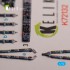 1/72 Kaman UH-2C Seasprite Interior 3D Decals for Clear Prop kit