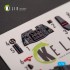 1/72 Me 163 B/S Komet Interior 3D Decals for Hobby 2000/Academy kit