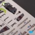 1/72 Me 163 B/S Komet Interior 3D Decals for Hobby 2000/Academy kit
