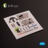 1/72 Brewster 239E Interior 3D Decals for Hobby 2000/Hasegawa kit