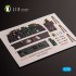 1/72 Vickers Valiant B(PR)K.1 Rear Cockpit Interior 3D Decals for Airfix kit